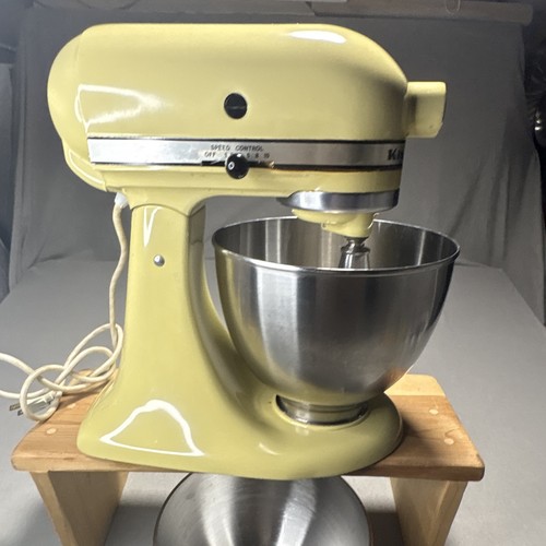 Kitchenaid k45 vintage giallo - kitchenaid,